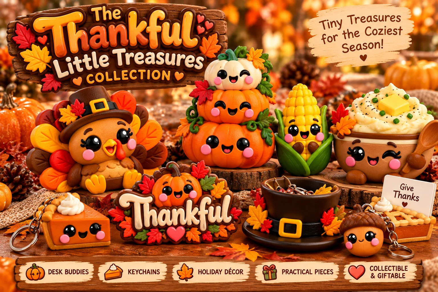 The Thankful Little Treasures Collection — our first Thanksgiving collaboration