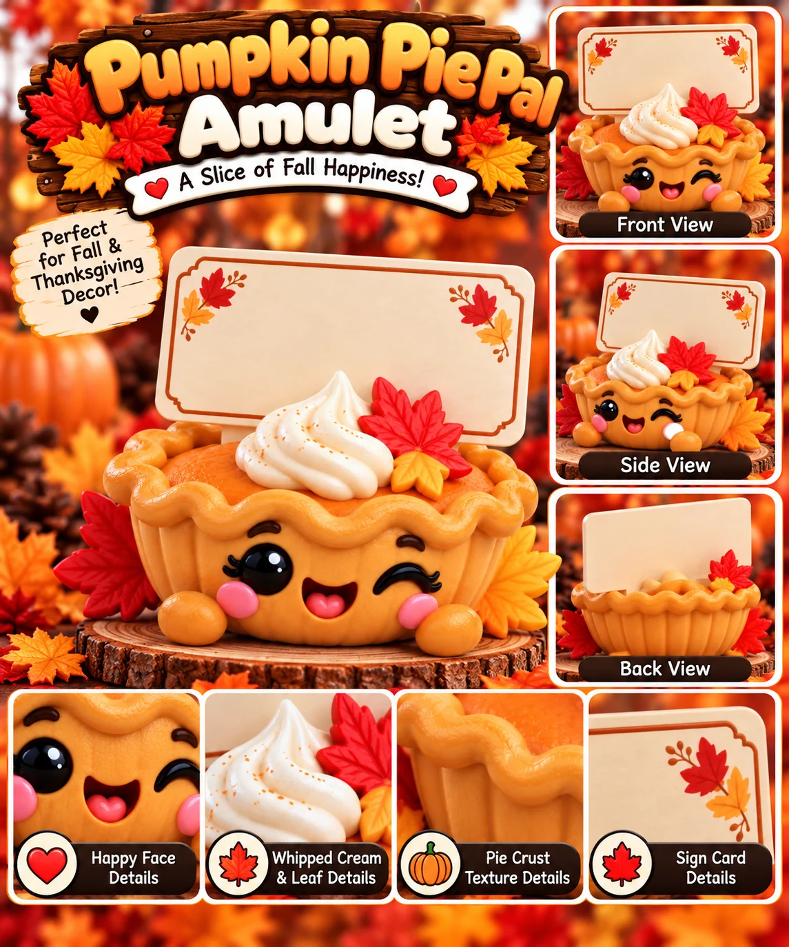 Pumpkin Pie Pal Amulet product showcase